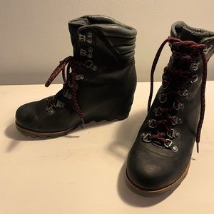 Sorel wedge booties